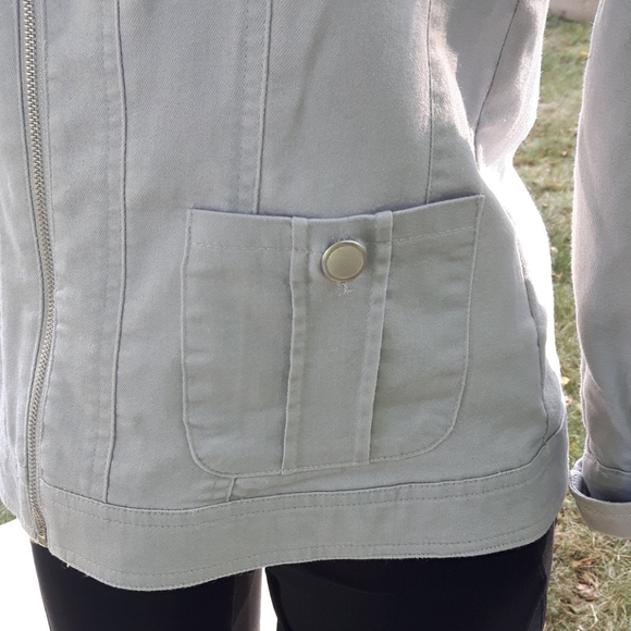 Size 4 tribal quarter sleeve Spring Summer Blazer zip-up jacket - Picture 6 of 10